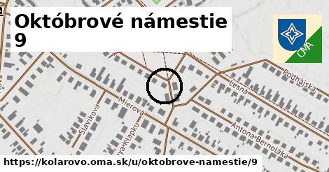 Októbrové námestie 9, Kolárovo