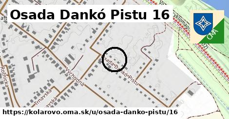 Osada Dankó Pistu 16, Kolárovo