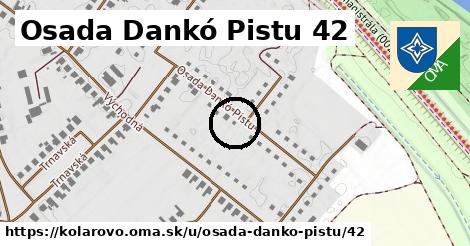 Osada Dankó Pistu 42, Kolárovo