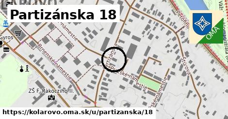 Partizánska 18, Kolárovo