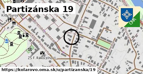 Partizánska 19, Kolárovo