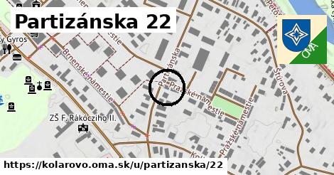 Partizánska 22, Kolárovo
