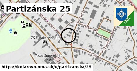 Partizánska 25, Kolárovo