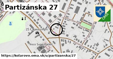 Partizánska 27, Kolárovo