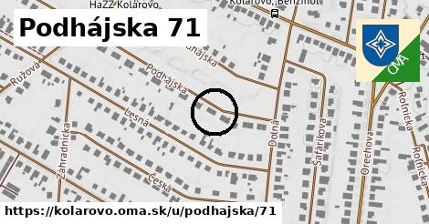 Podhájska 71, Kolárovo