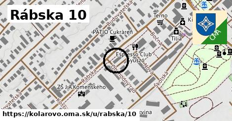 Rábska 10, Kolárovo