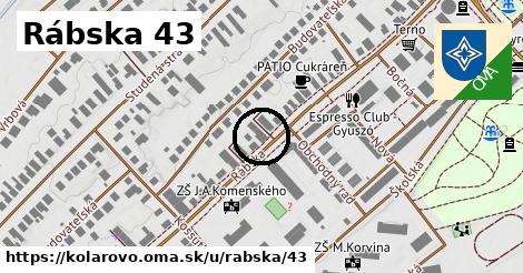 Rábska 43, Kolárovo