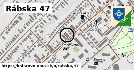 Rábska 47, Kolárovo