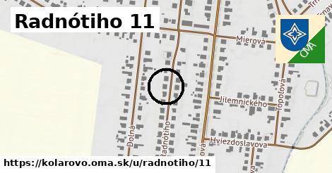 Radnótiho 11, Kolárovo