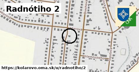 Radnótiho 2, Kolárovo