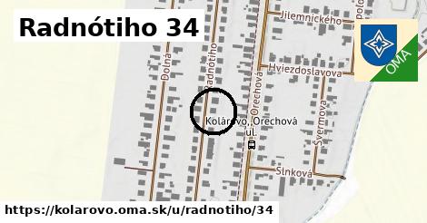 Radnótiho 34, Kolárovo