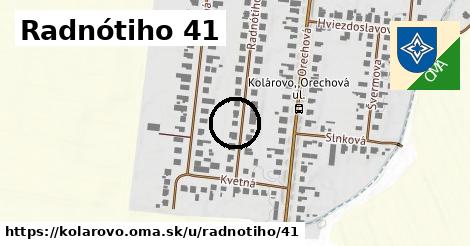 Radnótiho 41, Kolárovo