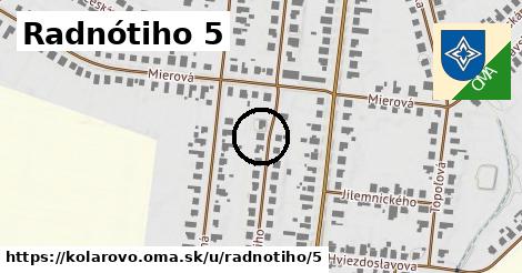 Radnótiho 5, Kolárovo