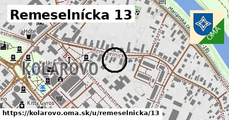 Remeselnícka 13, Kolárovo