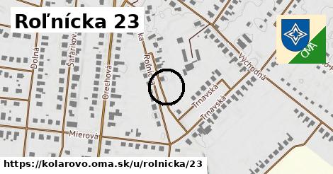 Roľnícka 23, Kolárovo