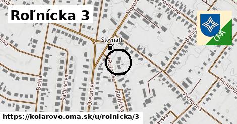 Roľnícka 3, Kolárovo