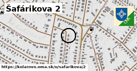 Šafárikova 2, Kolárovo