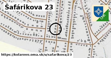 Šafárikova 23, Kolárovo