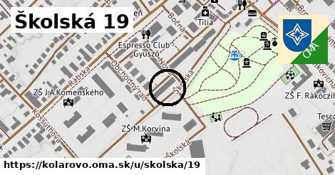 Školská 19, Kolárovo