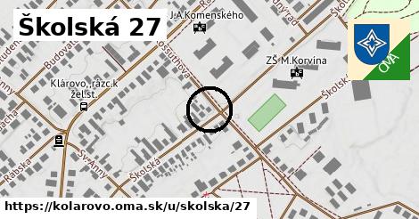 Školská 27, Kolárovo