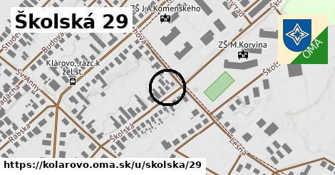 Školská 29, Kolárovo