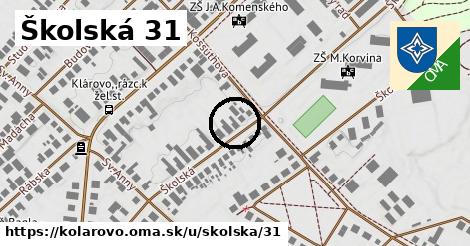 Školská 31, Kolárovo