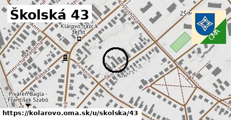 Školská 43, Kolárovo