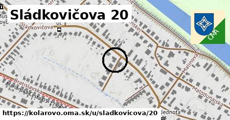 Sládkovičova 20, Kolárovo