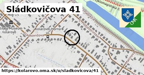 Sládkovičova 41, Kolárovo