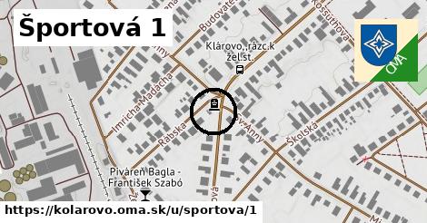 Športová 1, Kolárovo