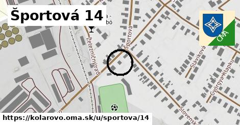 Športová 14, Kolárovo