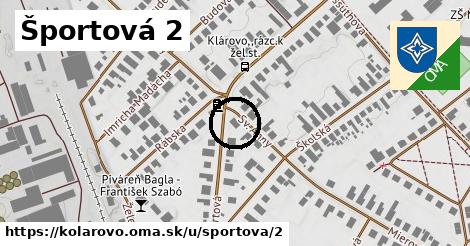 Športová 2, Kolárovo