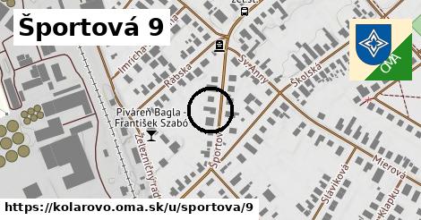 Športová 9, Kolárovo