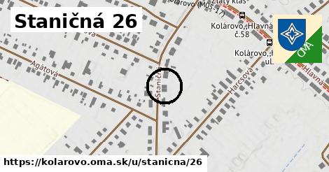 Staničná 26, Kolárovo