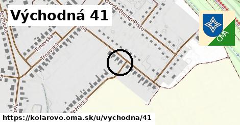 Východná 41, Kolárovo