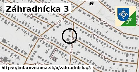 Záhradnícka 3, Kolárovo