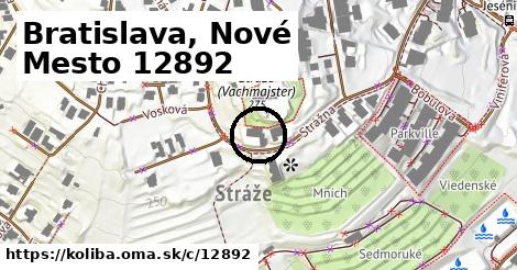 Bratislava, Nové Mesto <span class="supisne">12892</span>