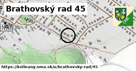 Brathovský rad 45, Kolíňany
