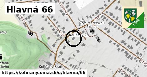 Hlavná 66, Kolíňany