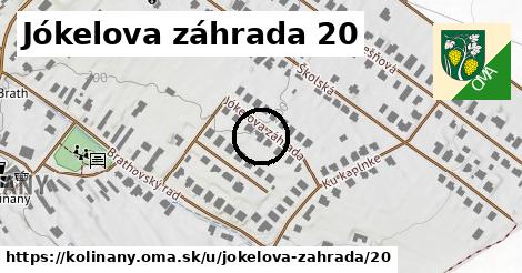 Jókelova záhrada 20, Kolíňany