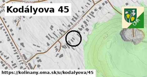 Kodályova 45, Kolíňany