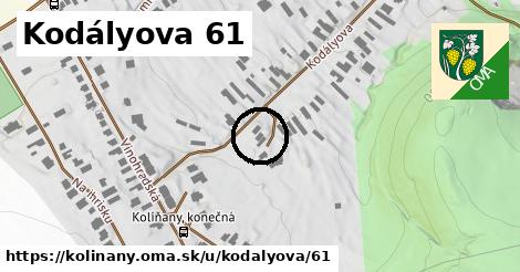 Kodályova 61, Kolíňany