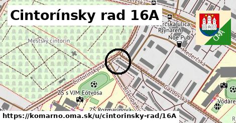 Cintorínsky rad 16A, Komárno