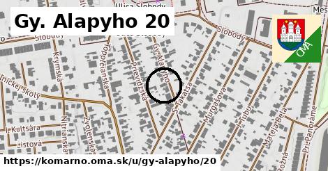 Gy. Alapyho 20, Komárno