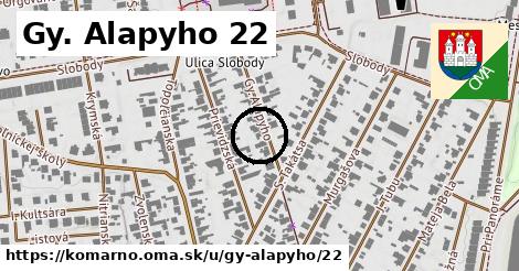 Gy. Alapyho 22, Komárno