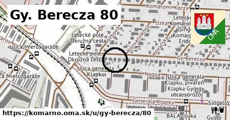 Gy. Berecza 80, Komárno