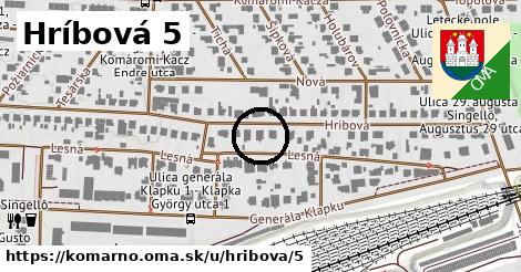 Hríbová 5, Komárno