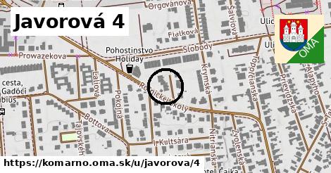 Javorová 4, Komárno