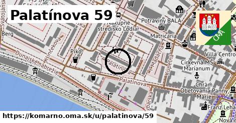 Palatínova 59, Komárno