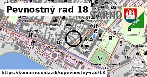 Pevnostný rad 18, Komárno